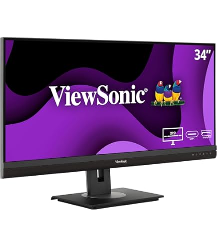 Amazon.com: ViewSonic VG3456 34 Inch 21:9 1440p Monitor with